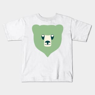 Baby Bear (Mint) Kids T-Shirt